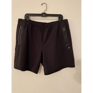Skora Qwick-Dry Shorts Mens XL Black Performance 8” Athletic Activewear Stretch